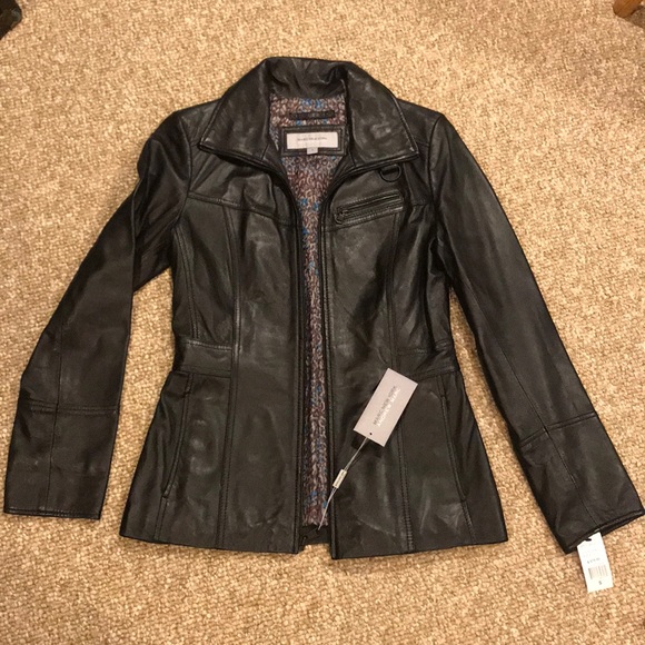NWT Andrew Marc, Marc New York Real Leather Jacket - Picture 1 of 5